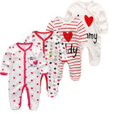 Baby Clothes Rompers 2024 Unisex Kids Long Sleeve 3/4pcs - kiddiezoom