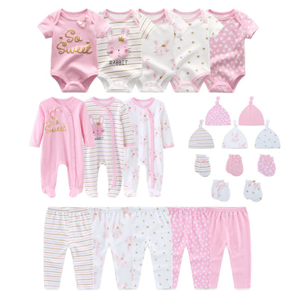 Baby Clothes & Rompers & Hats & Mittens Newborn 23 Pack Set - kiddiezoom