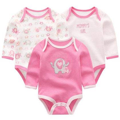 Baby Clothing 2024 Girl Bodysuits Long Sleeve - kiddiezoom