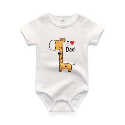 Baby Clothing Newborn Bodysuits PAPA & MAMA - kiddiezoom