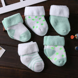 Baby Cute Kids Socks Winter Spring Hot 5PCS - kiddiezoom