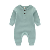 Baby Girls Rompers Ribbed Jumpsuits - kiddiezoom