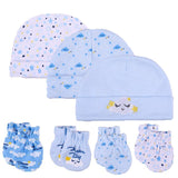 Baby Hat Mittens Newborn 100% Cotton Baby Caps - kiddiezoom