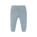 Baby Newborn Pants Solid Ribbed Trousers - kiddiezoom