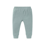 Baby Newborn Pants Solid Ribbed Trousers - kiddiezoom