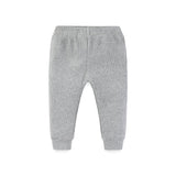 Baby Newborn Pants Solid Ribbed Trousers - kiddiezoom