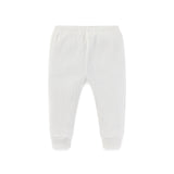 Baby Newborn Pants Solid Ribbed Trousers - kiddiezoom