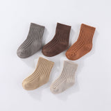 Baby Newborn Socks Cotton Non-Sliding Sets 5 Pack