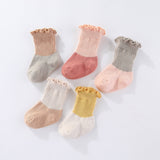 Baby Newborn Socks Cotton Non - Sliding Sets 5 Pack - kiddiezoom