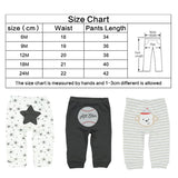 Baby Pant Trousers 3pcs Infant Newborn Set 2024 - kiddiezoom