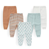 Baby Pants Variety Pack Boy Leggings Kids Trousers 5 Pack - kiddiezoom