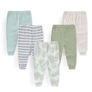 Baby Pants Variety Pack Boy Leggings Kids Trousers 5 Pack - kiddiezoom