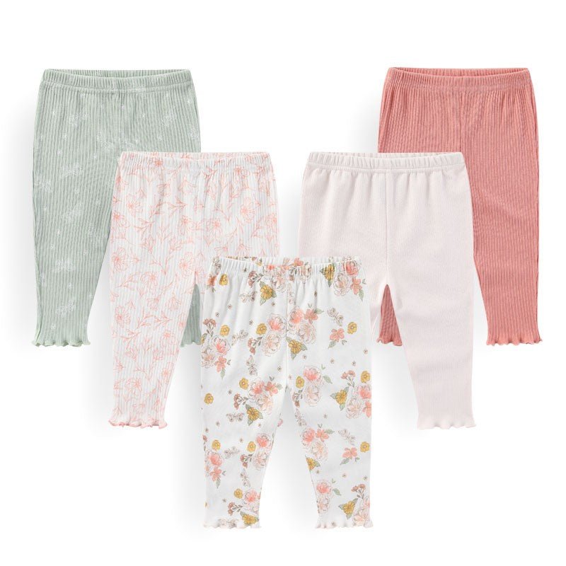 Baby Pants Variety Pack Girl Leggings Newborn Trousers - kiddiezoom