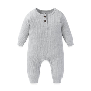 Baby Rompers Boys Ribbed Jumpsuits - kiddiezoom