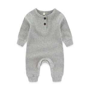 Baby Rompers Boys Ribbed Jumpsuits - kiddiezoom