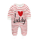 Baby Rompers Boys&Girls Jumpsuits Striped Clothes - kiddiezoom