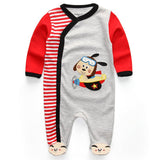 Baby Rompers Boys&Girls Jumpsuits Striped Clothes - kiddiezoom