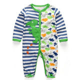 Baby Rompers Boys&Girls Jumpsuits Striped Clothes - kiddiezoom