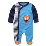 Baby Rompers Boys&Girls Jumpsuits Striped Clothes - kiddiezoom