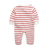 Baby Rompers Boys&Girls Jumpsuits Striped Clothes - kiddiezoom