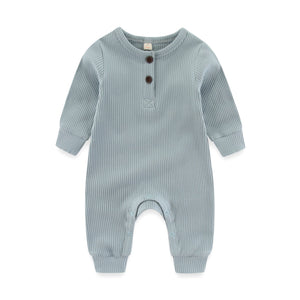 Baby Rompers Ribbed Cotton Clothing - kiddiezoom