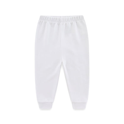 Baby Solid Pants Boys Girls Newborn Trousers - kiddiezoom