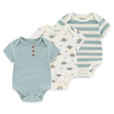 Bodysuits Babies Clothes 3 Pack Set Newborn Onesies - kiddiezoom