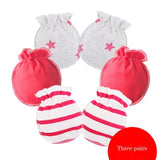 Cotton Baby Caps&Hats&Gloves Sets Toddler Baby - kiddiezoom