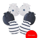 Cotton Baby Caps&Hats&Gloves Sets Toddler Baby - kiddiezoom