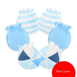 Cotton Baby Caps&Hats&Gloves Sets Toddler Baby - kiddiezoom