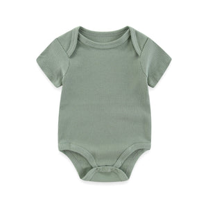 New Baby Ribbed Bodysuits Infant Clothes - kiddiezoom