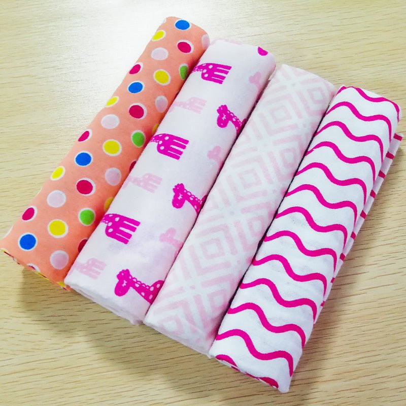 New Sale Baby Blanket Bedding 4 Count Flannel Blankets - kiddiezoom