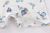 Newborn Babies Bodysuits Boys Prints Infant Sets - kiddiezoom