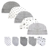 Newborn Baby Hat + Gloves Cotton Cap Accessories - kiddiezoom