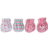 Newborn Baby Scratch Mittens Cotton Kids Gloves - kiddiezoom