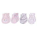 Newborn Baby Scratch Mittens Cotton Kids Gloves - kiddiezoom