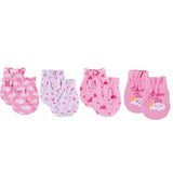 Newborn Baby Scratch Mittens Cotton Kids Gloves - kiddiezoom