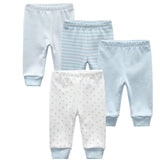 Newborn Pants Baby Girls 3/4pcs Outfits Set - kiddiezoom