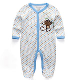 Newborn Teddy Bear Onesie Baby Cotton Rompers Clothing - kiddiezoom