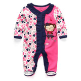 Newborn Teddy Bear Onesie Baby Cotton Rompers Clothing - kiddiezoom