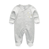 Newborn Teddy Bear Onesie Baby Cotton Rompers Clothing - kiddiezoom