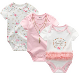 Baby Boys Bodysuits 3Pcs Newborn Set