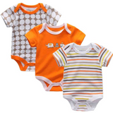 Baby Boys Bodysuits 3Pcs Newborn Set