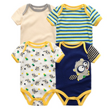 4pcs Baby Clothing 0-12m Bodysuits Onesies