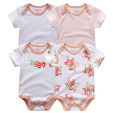 4pcs Baby Clothing 0-12m Bodysuits Onesies