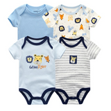 4pcs Baby Clothing 0-12m Bodysuits Onesies