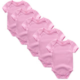 2024 Cotton Baby Bodysuits Clothing 5pcs Set