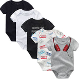 2024 Cotton Baby Bodysuits Clothing 5PCS Set