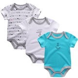 Baby Boys Bodysuits 3Pcs Newborn Set