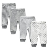 4pcs Baby Casual Trousers Infant Newborn Pant 2024